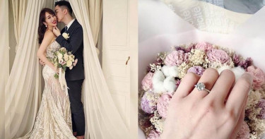 最美空姐要婚了! 上下彈出「渾圓半球」閃嫁冠軍名廚