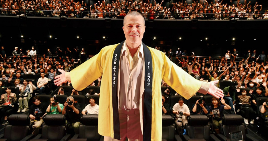 布萊德彼特宣傳《F1電影》快閃東京出席放映會。（圖／華納兄弟提供）