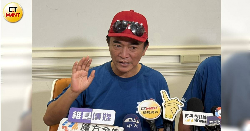 吳宗憲現身《綜藝玩很大》迎接11周年所推出的「餐車環島特別企劃」記者會。（圖／蘇聖倫攝）