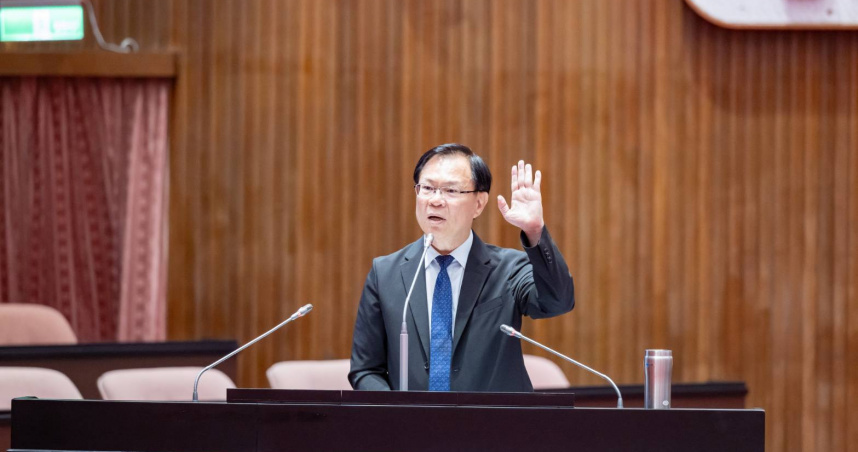 民眾黨立法院黨團副總召張啓楷17日批評，今年度中央政府總算是創了歷年來的新高，卓榮泰竟然敢出來喊窮？（圖／張啓楷辦公室提供）