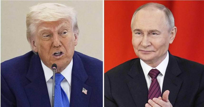 美國總統川普警告俄羅斯若不在12天內停火，將遭遇嚴厲「次級制裁」。（圖／達志／美聯社，下同）