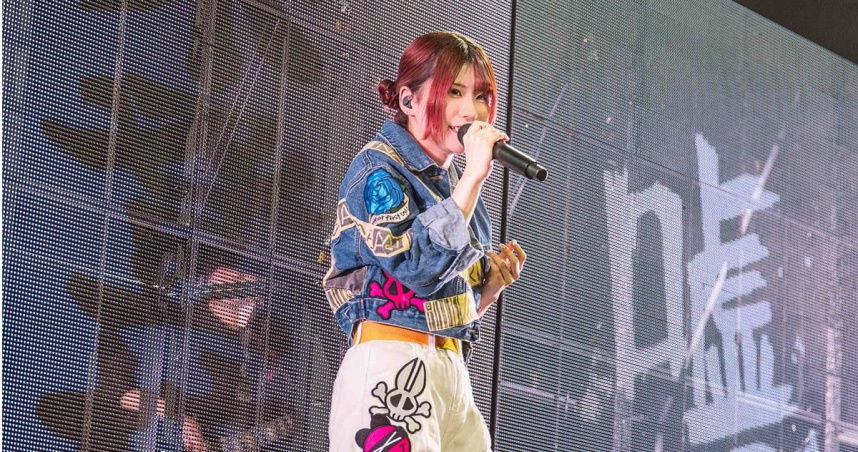TOGENASHI TOGEARI昨首度在台表演，演唱多達19首歌。（圖／雅慕斯娛樂提供）