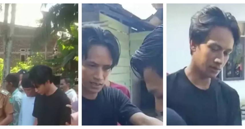 科納威浦東比村依據Tolaki族傳統舉行Mosehe儀式，丈夫當眾將妻子交由情夫照顧。（圖／翻攝自IG，@fakta.indo）