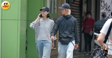 鍾瑶與合作多年的型男攝影師Kair從朋友變情人。（圖／本刊攝影組）