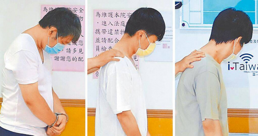 台積電內鬼案，涉案的台積電前工程師陳力銘（左）、吳秉駿（中）、戈一平（右）遭延押禁見2月。（圖／本報資料照片）