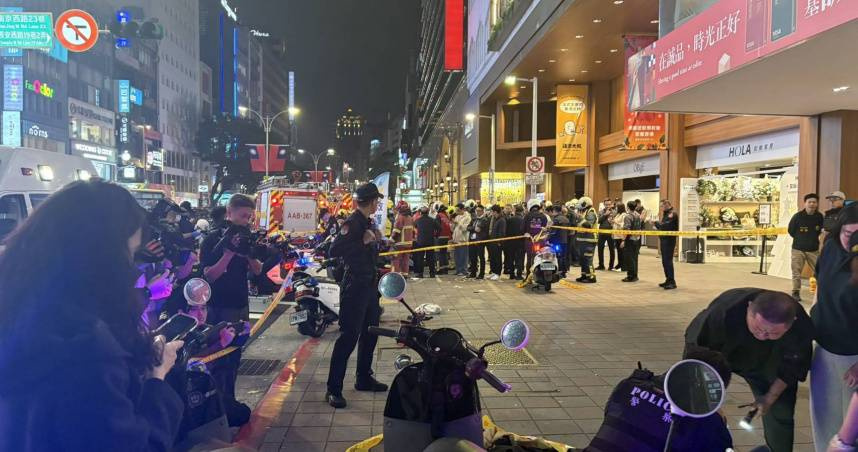 北捷中山站昨日發生隨機殺人案。（圖／翻攝畫面）