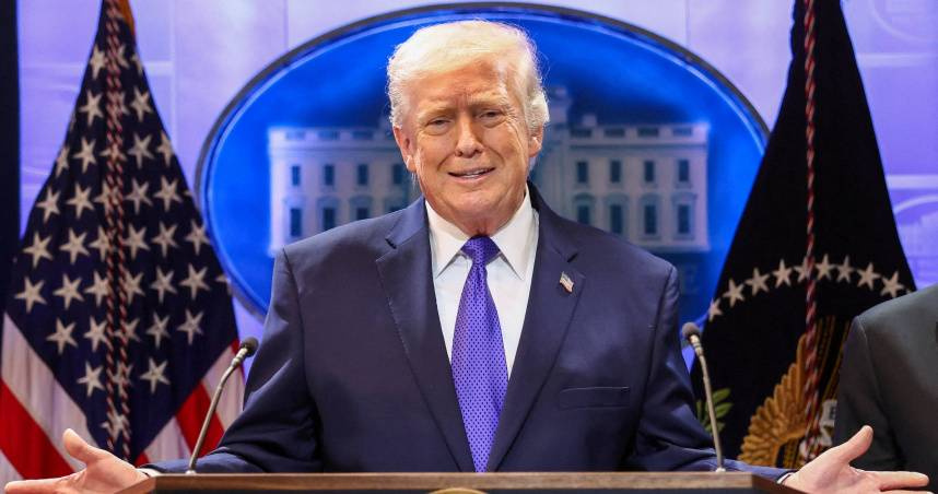 美國總統川普的關稅政策遭判違法。（圖／達志／路透社）