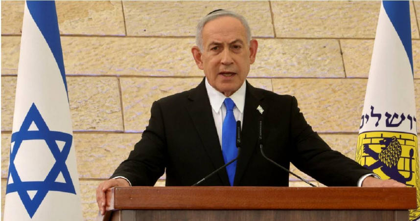 以色列總理納坦雅胡（Benjamin Netanyahu）。（圖／達志／美聯社）