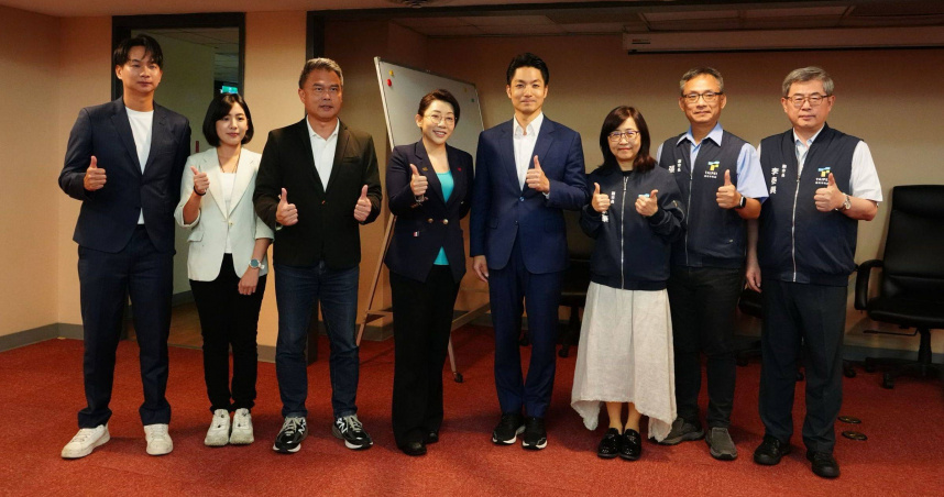 蔣萬安率市府團隊赴臺北市議會民眾黨團，向黨團議員說明本會期重大法案、議案及預算。（圖／取自台北市政府網站）