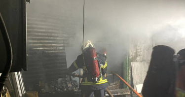 樹林工廠驚爆火警恐怖黑煙狂竄。（圖／翻攝畫面）