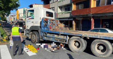 拖板車司機未注意車旁有人 南投女國中生上學途中遭輾斃