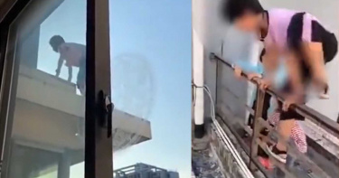 恐怖!少女帶2女童上頂樓天台 竟慫恿「手放開跳一跳」...自己卻緊抓欄杆