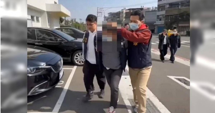 邱姓男子除夕夜拿辣椒水行搶超商沒有得手，逃離時對2名女店員噴辣椒水，大年初一中午被警方逮捕歸案。（圖／民眾提供／中國時報郭良傑高雄傳真）