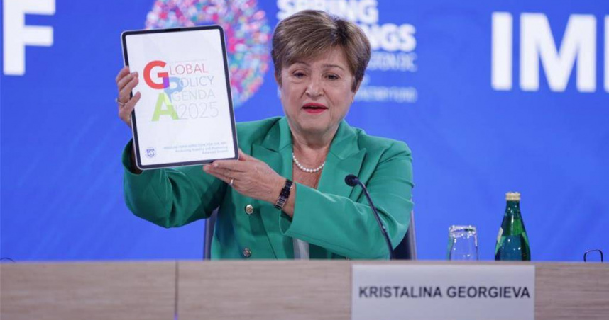 IMF總裁喬治艾娃。（圖／新華社）