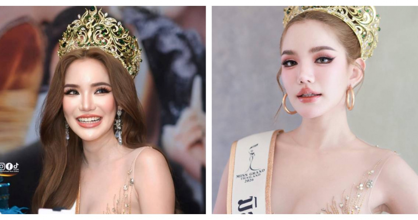 蘇帕妮原為2026年環球小姐巴蜀府冠軍，加冕隔日即遭撤銷頭銜。（圖／翻攝自FB，สุพรรณี น้อยโนนทอง）