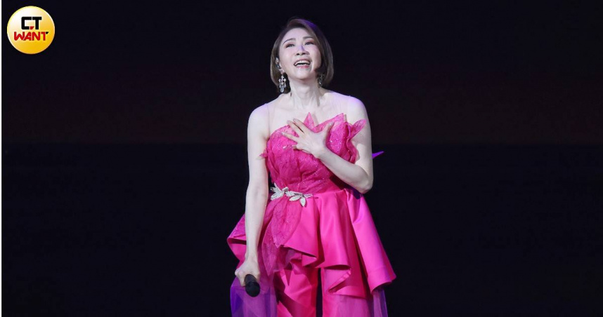 李翊君今晚在台北小巨蛋舉辦《翊起聽見愛》演唱會。（圖／楊澍攝）