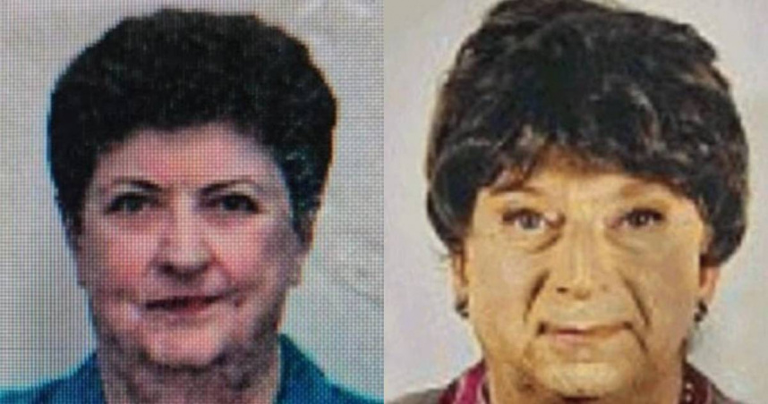 男子（右）為持續詐領退休金，細緻模仿亡母（左）的外貌、服飾與妝容。（圖／翻攝自晚郵報）