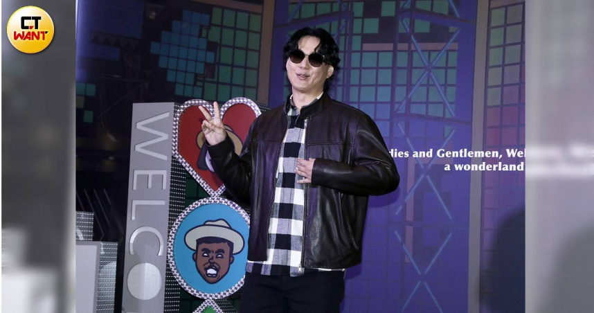 日前宣布結婚消息的蕭煌奇，今首度公開露面，現身Lulu、陳漢典婚宴。（圖／侯世駿攝）