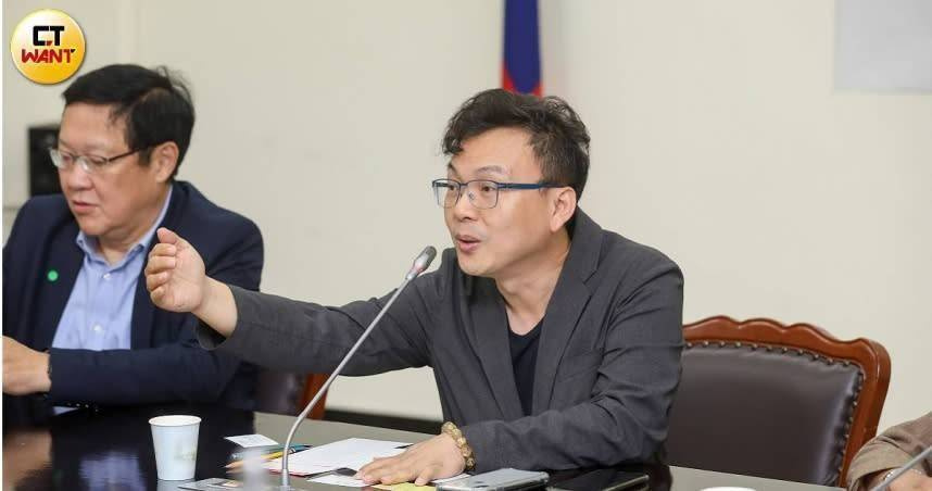 國民黨立委鄭正鈐（圖）駁斥自己被綁票傳言。（資料照／CTWant攝影組）