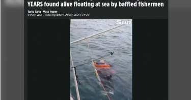 女雙眼緊閉海上漂浮 獲救後激動噴淚:我重生了