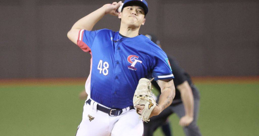 先發投手莊陳仲敖。（圖／中國時報杜宜諳攝）