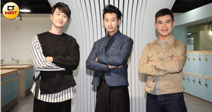 邱凱偉、張捷、蘇達在《院長爸爸》飾演醫生。（圖／林士傑攝）