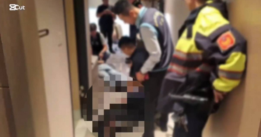 禇男疑因5萬元毒債聚眾毆打54歲林男，警方循線逮捕7名犯嫌。（圖／翻攝畫面）