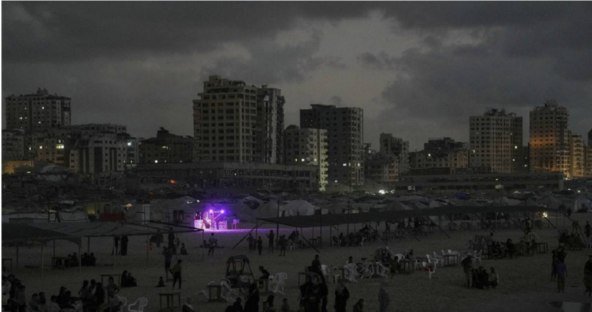 以色列軍隊持續對加薩走廊（Gaza Strip）最大城市加薩市（Gaza City）展開地面攻勢。（圖／達志／美聯社）