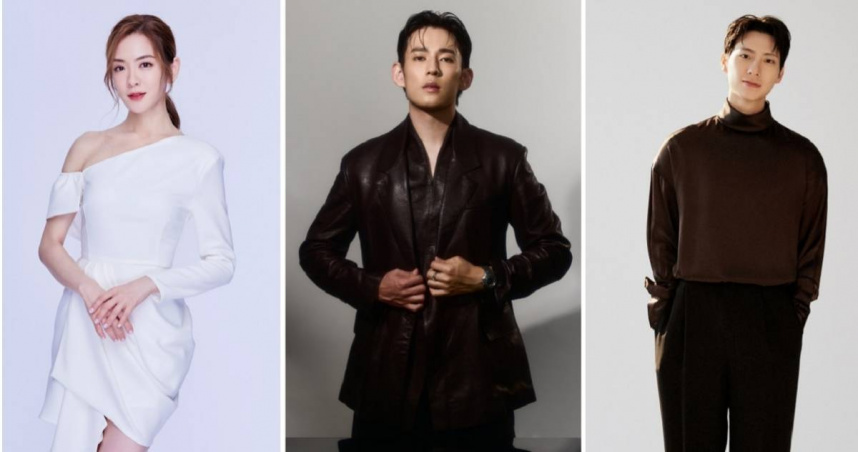 楊千霈（左起）、徐鈞浩與彭千祐將共同主持第62屆金馬獎星光大道。（圖／金馬執委會提供）