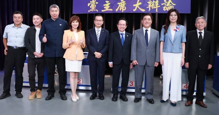 國民黨主席改選投票前最終場辯論會將在11日登場。（圖／中天新聞提供）