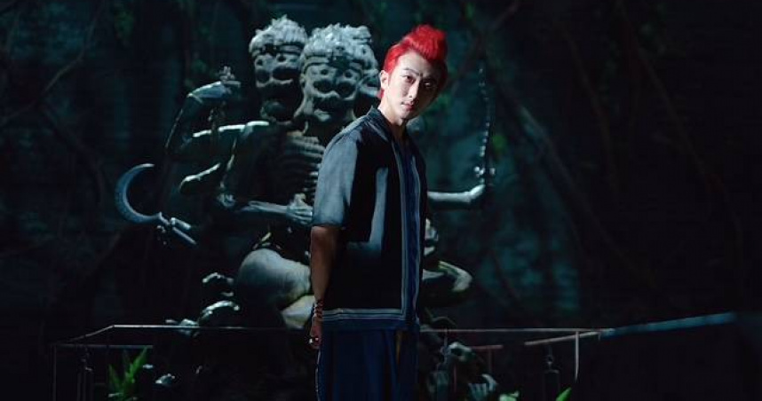 張懷秋飾演惡魔之王瘋吉。（圖／光盛影業）