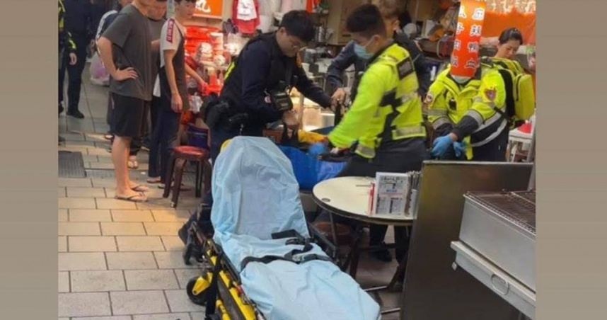 新竹市都城隍廟商圈發生持刀傷人事件，17歲工讀生遭圍毆砍傷，警方逮捕8名嫌犯。（圖／新竹大小事）