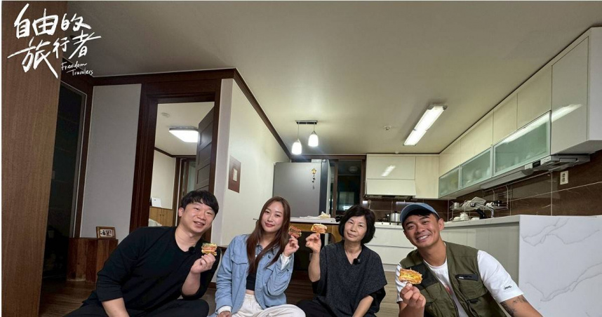 咪蕾回到故鄉「原州」出外景，媽媽、哥哥首次在螢幕前曝光。（圖／八大提供）