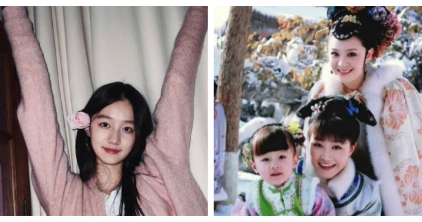 曾在《後宮甄嬛傳》飾演溫宜公主的童星紀姿含，如今17歲、身高170公分，外型變化引發討論。（圖／翻攝自微博）
