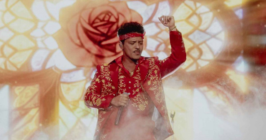 火星人布魯諾全新世界巡迴《Bruno Mars - The Romantic Tour》將於2027年5月1、2日在高雄世運主場館開唱。（圖／Live Nation Taiwan提供）