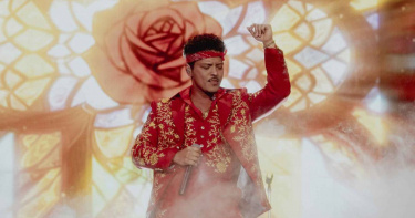 火星人布魯諾全新世界巡迴《Bruno Mars - The Romantic Tour》將於2027年5月1、2日在高雄世運主場館開唱。（圖／Live Nation Taiwan提供）