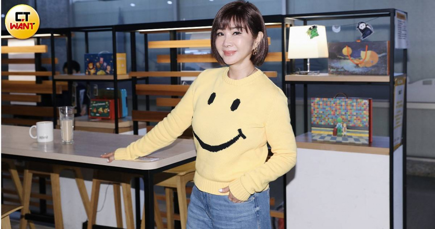 陳美鳳出席活動，宣傳「世壯運看民視」，被問到許瑋甯、邱澤喜訊，她開心回應。（圖／侯世駿攝）