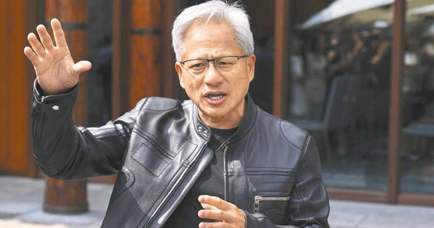 輝達執行長黃仁勳。（圖／美聯社）