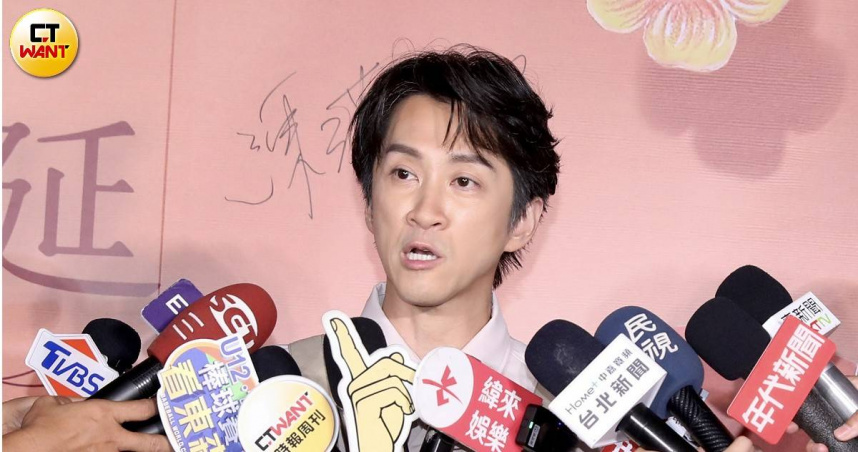 漢典說沈玉琳工作非常敬業，只要action一下，都還是活蹦亂跳的做效果。（圖／侯世駿攝）