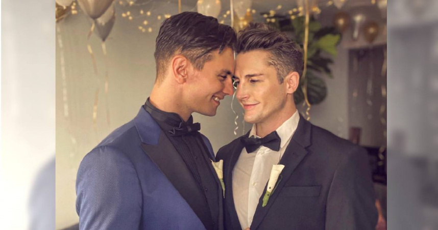 近日，美國紐約哈林區發生一起同志情侶反目的命案，40歲男模唐納德（左）涉嫌殺害他的34歲伴侶、私人健身教練雅各布（右）。（圖／翻攝當事人IG）