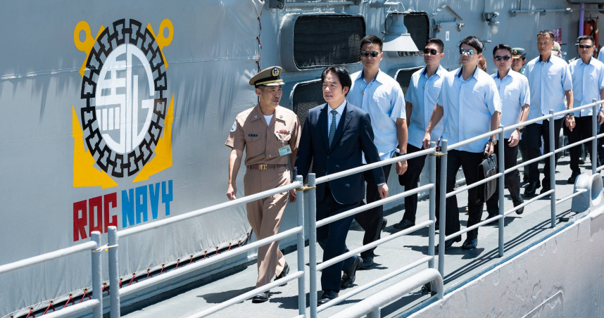 賴清德總統今（22）日前往宜蘭勗勉海軍一六八艦隊。（圖／取自總統府網站）