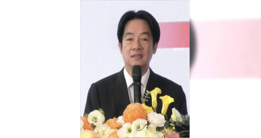 賴清德表示，今日國家檔案館開幕，除展現政府要保護國家紀錄、保存國人記憶的決心，也展現政府落實政治檔案開放的堅定態度，更是轉型正義的重要實踐。（圖／截自中天電視直播）