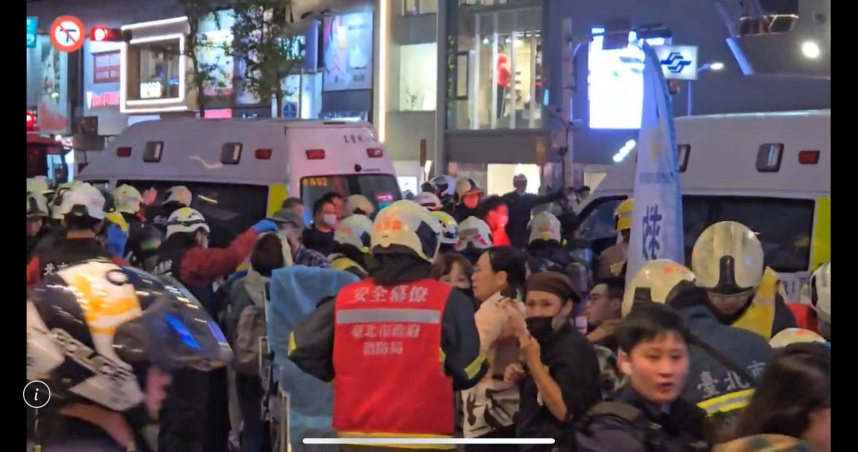 快訊／北車、中山站放煙霧彈砍人　犯嫌驚傳百貨公司墜樓