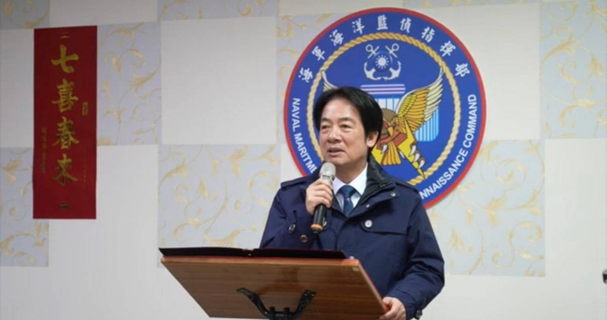 賴清德表示，在過年之際，看到國軍這麼辛勞，除了表達感動及感謝以外，希望全體國人都能支持國軍。（圖／截自總統府網站）