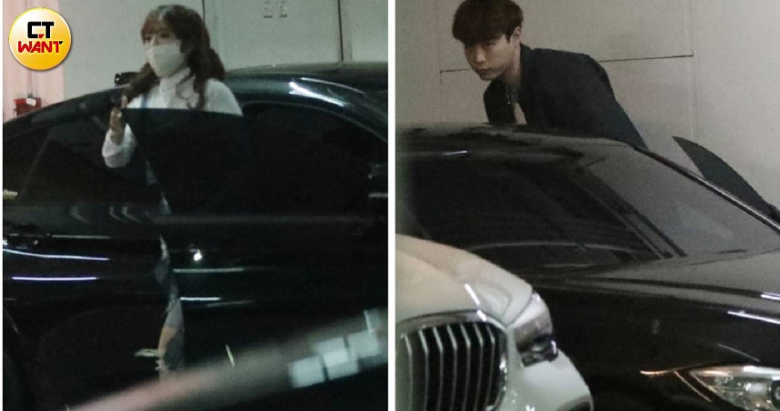 笑笑日前被本刊直擊與同隊的球員林信寬甜蜜約會。（圖／本刊攝影組）