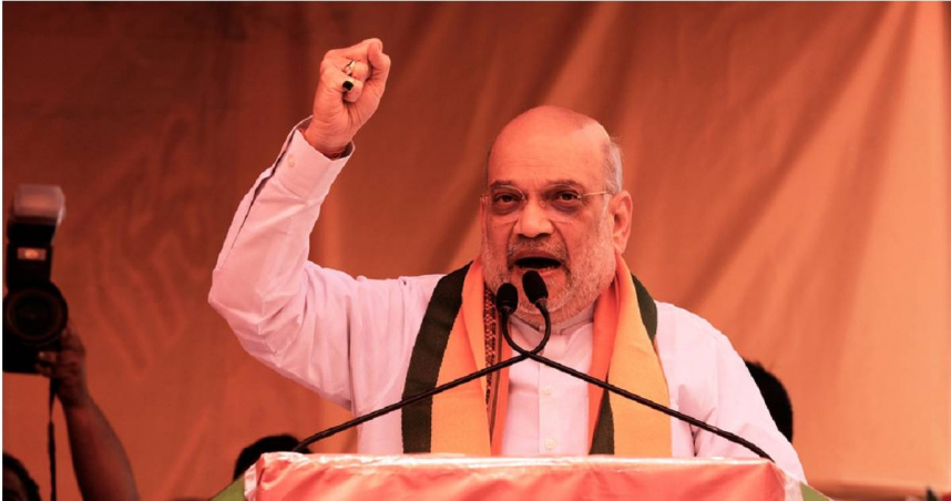 印度內政部長沙阿（Amit Shah）。（圖／達志／美聯社）