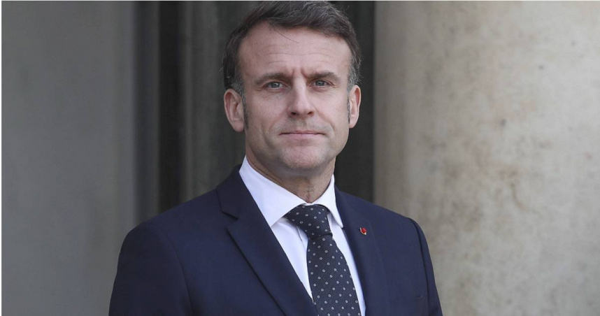 法國總統馬克宏（Emmanuel Macron）。（圖／達志／美聯社）