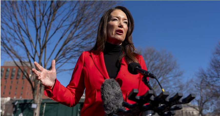 美國農業部長羅琳絲（Brooke Rollins）。（圖／達志／美聯社）