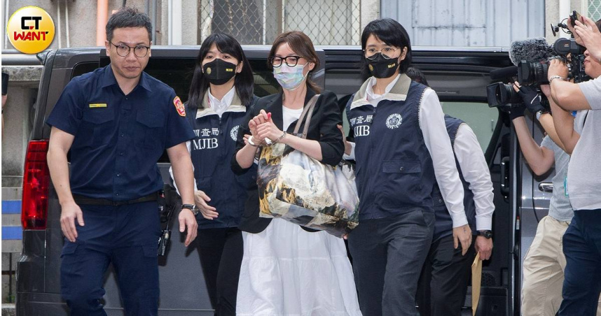 貴婦奈奈被諭知200萬元交保，需配戴電子腳環並限制出入境。（圖／黃威彬攝）