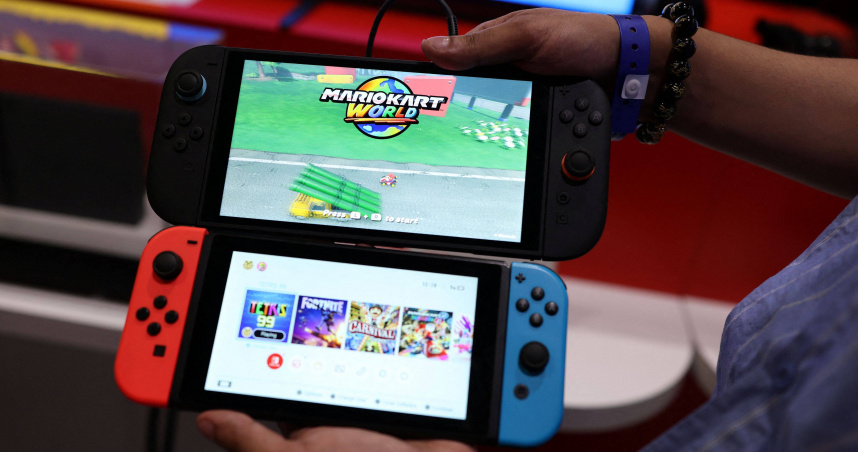 「任天堂」推出的遊戲機Switch暢銷全球，近日針對美國用戶祭出新的協議。（示意圖／達志）